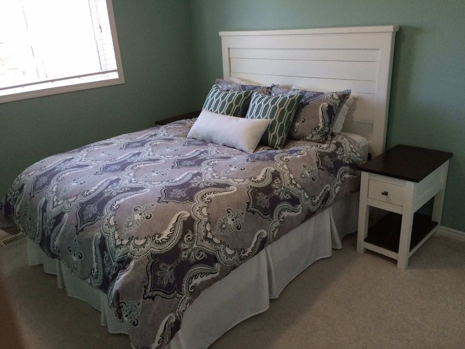 Country Side Tables and Headboard Ana White